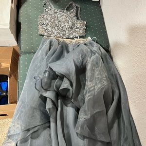 Long high low two piece